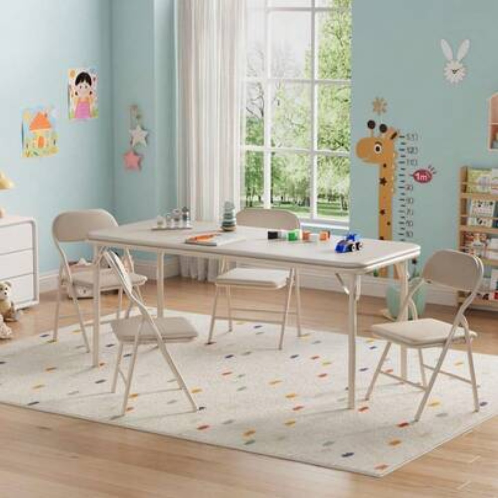 Kids Outdoor Activity Table - Kids Activity Table Set Folding Play