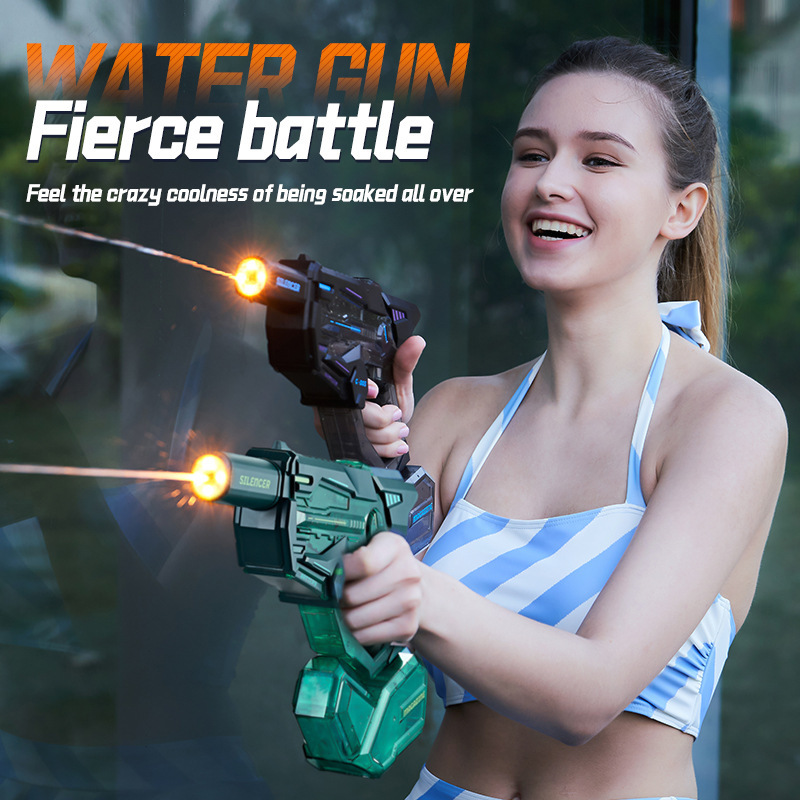 Kids Outdoor Toys B&Q - LED Fire Breathing Electric Water Gun