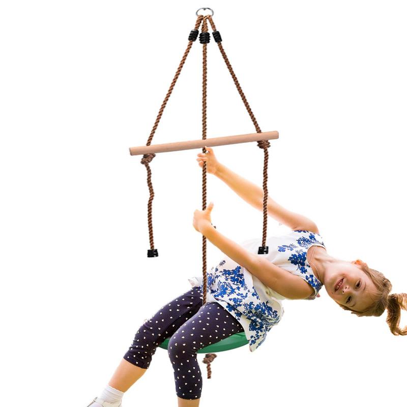 Climbing Rope Swing Monkey Bar - Kids Outdoor Monkey Bar Set ulasan dan harga