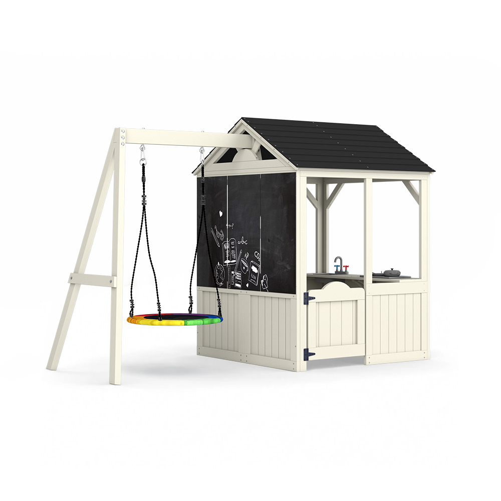 Garden Buildings Furniture Kid - Kids Outdoor House With Kitchen ulasan dan harga
