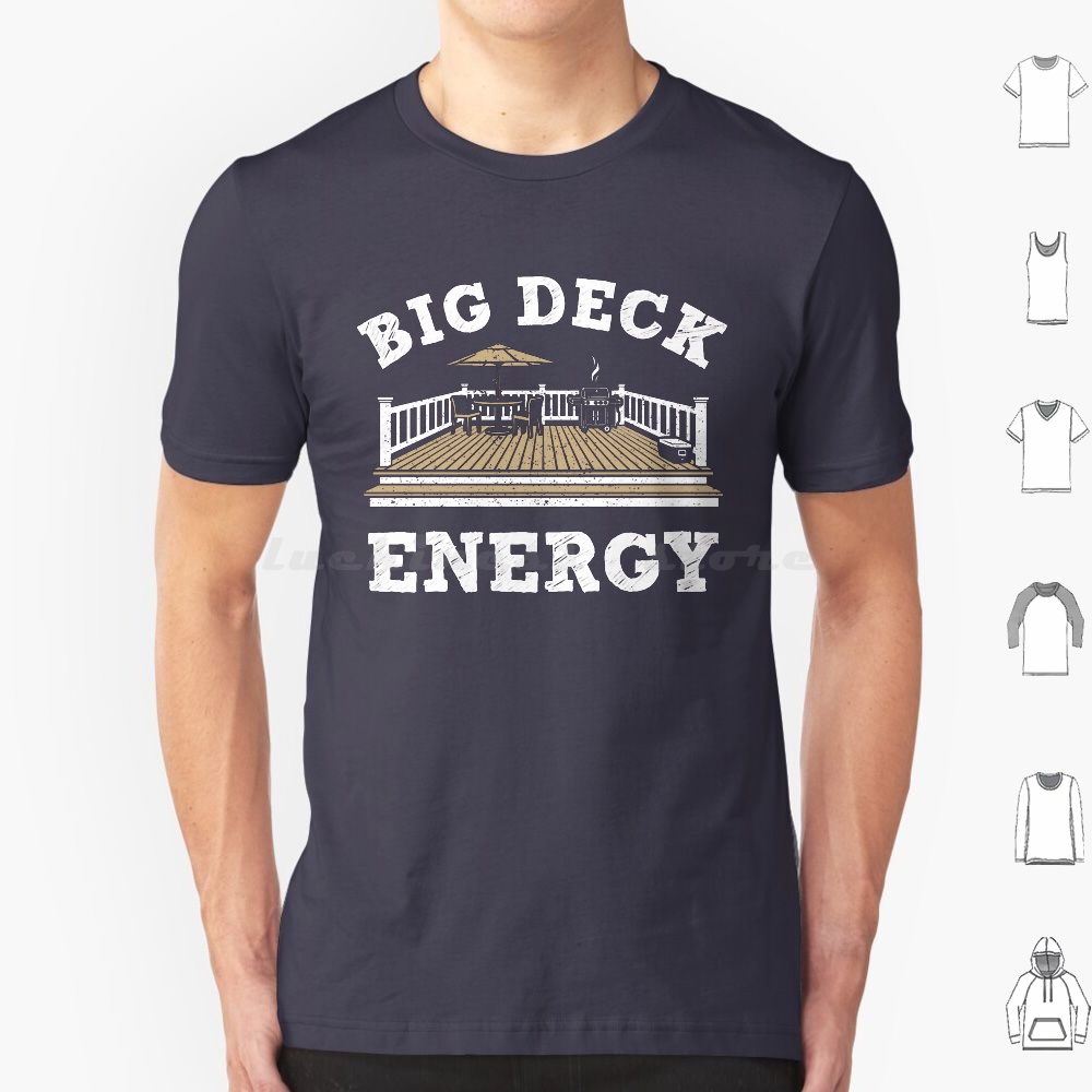 Big Deck Energy T Shirt Men Wo - Kids Outdoor Grill ulasan dan harga