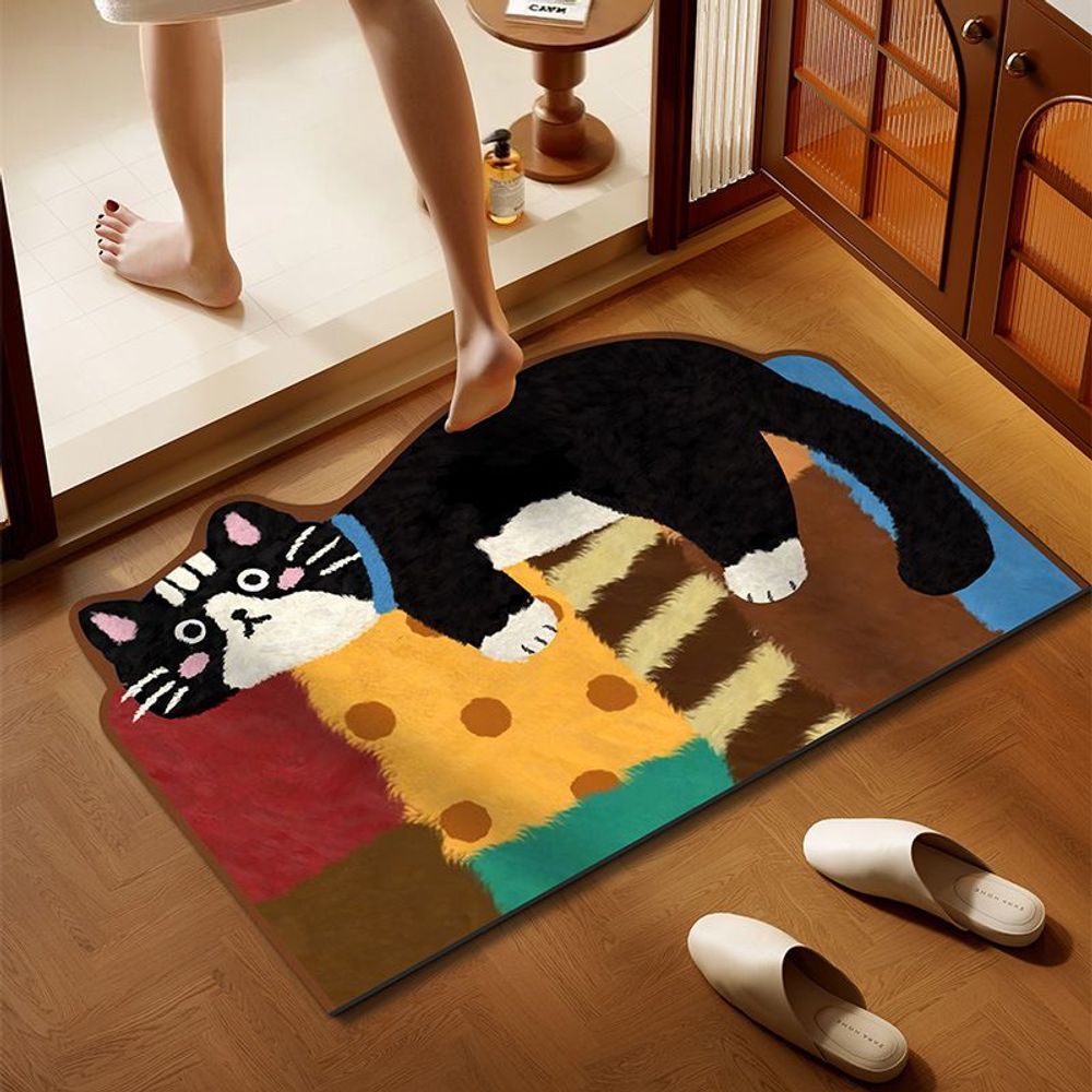 VIKAMA Dopamine Animal Bathroo - Slip Slide Water Mat ulasan dan harga