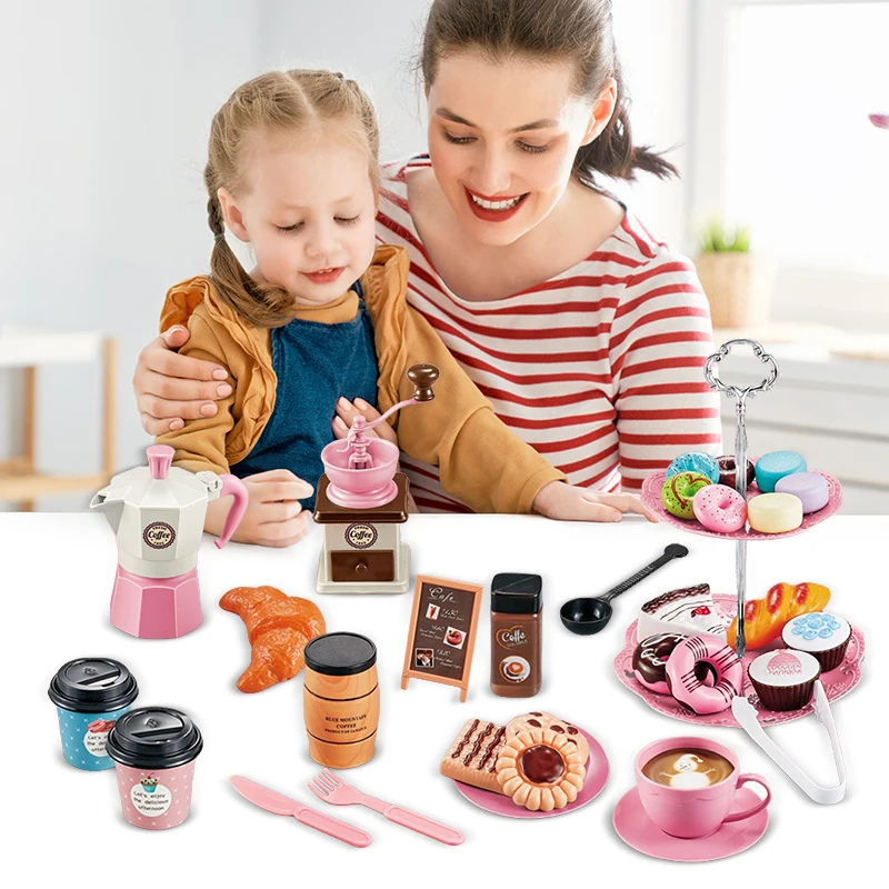 Pretend Play Simulation Coffee - Kids Outdoor House With Kitchen ulasan dan harga