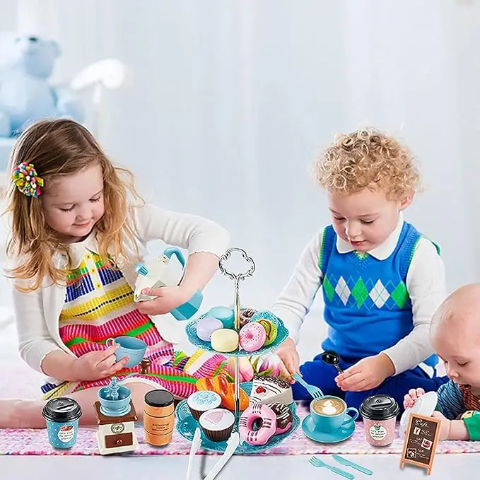 Pretend Play Simulation Coffee - Kids Outdoor House With Kitchen ulasan dan harga