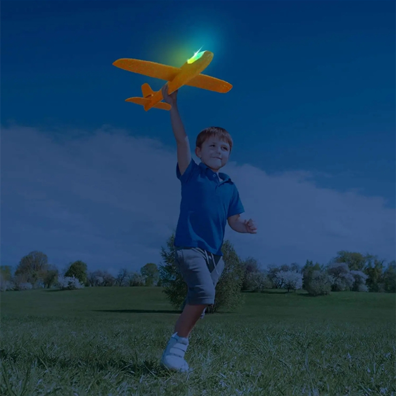 Electric Foam Plane Glider Han - Kids Outdoor Activity Set ulasan dan harga