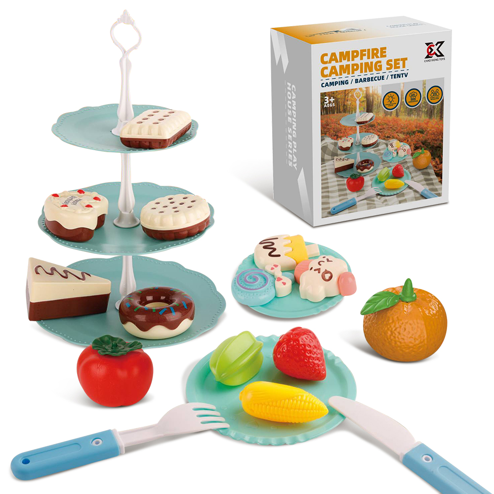Picnic Playset,Play Food Sets  - Kids Outdoor House With Kitchen ulasan dan harga