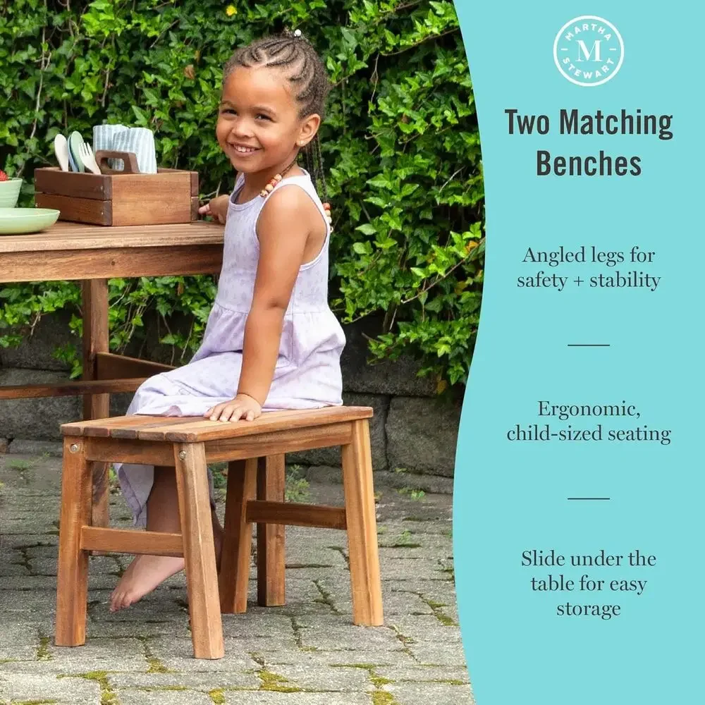 Kids Outdoor Crat Table and 2  - Kids Outdoor Activity Table ulasan dan harga