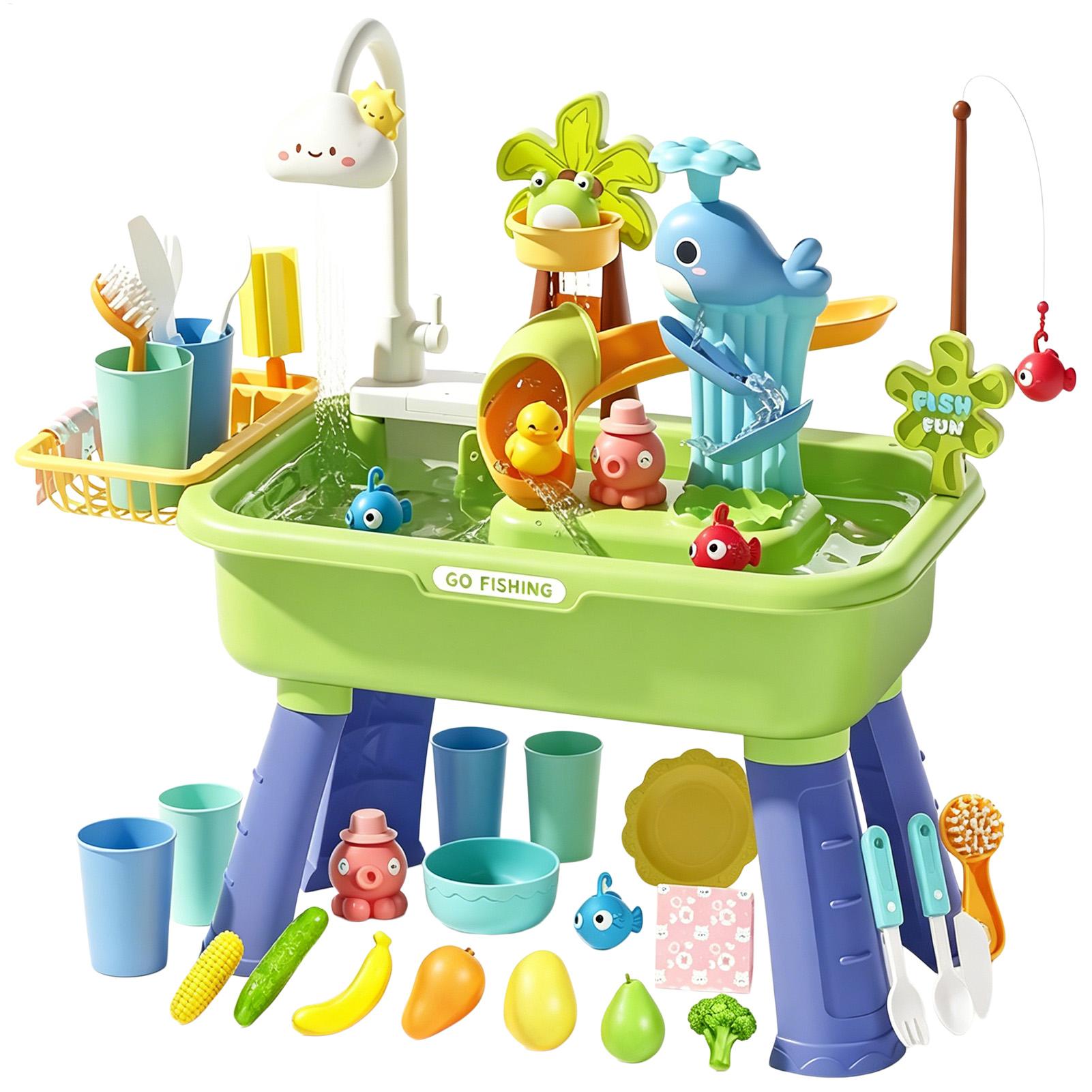 Kids Water Table with Pump, Se - Kids Outdoor Activity Table ulasan dan harga
