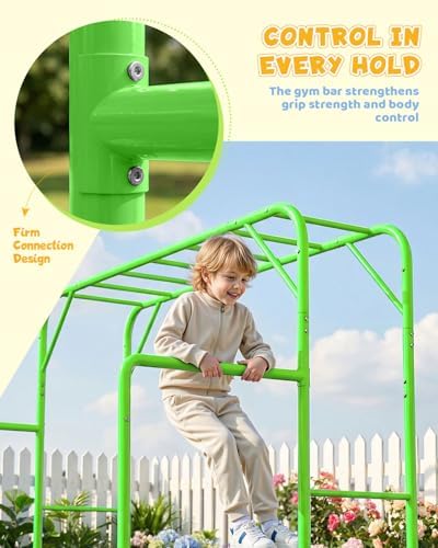 Outdoor Monkey Bar Set with Cl - Kids Outdoor Monkey Bar Set ulasan dan harga