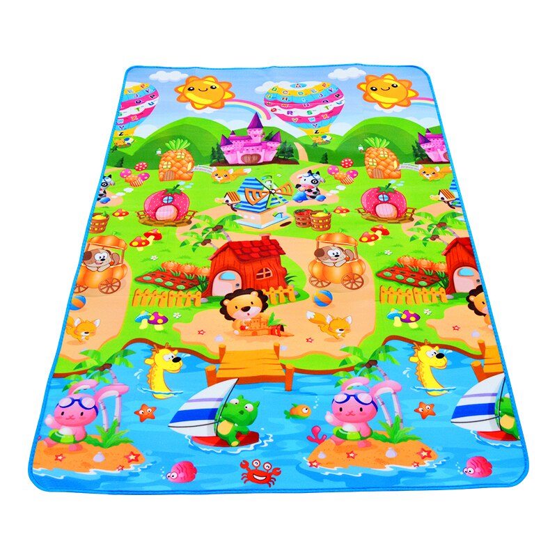 Baby Play Mat 180x120x0.3cm Ch - Kids Outdoor Mat Waterproof ulasan dan harga