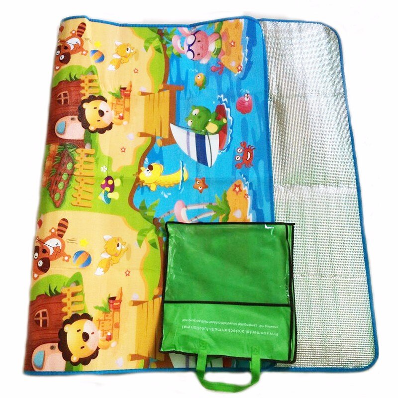 Baby Play Mat 180x120x0.3cm Ch - Kids Outdoor Mat Waterproof ulasan dan harga