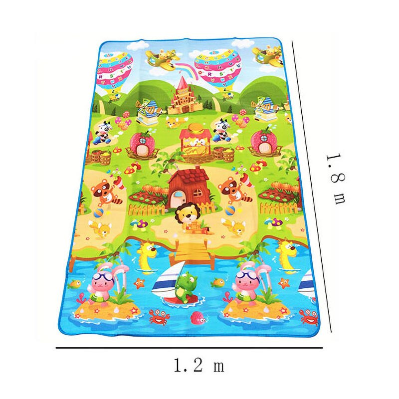 Baby Play Mat 180x120x0.3cm Ch - Kids Outdoor Mat Waterproof ulasan dan harga