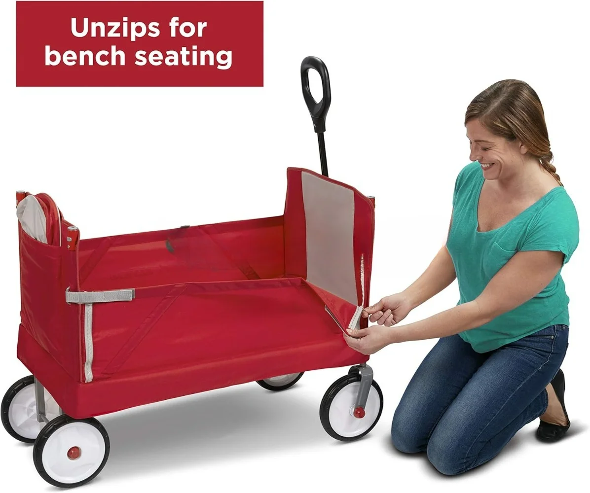 3-In-1 EZ Folding, Outdoor Col - Kids Outdoor Wagon ulasan dan harga