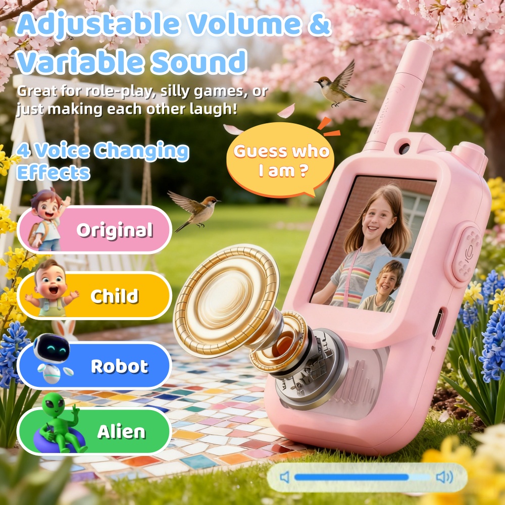 2PCS Video Walkie Talkie For K - Kids Outdoor Wagon ulasan dan harga