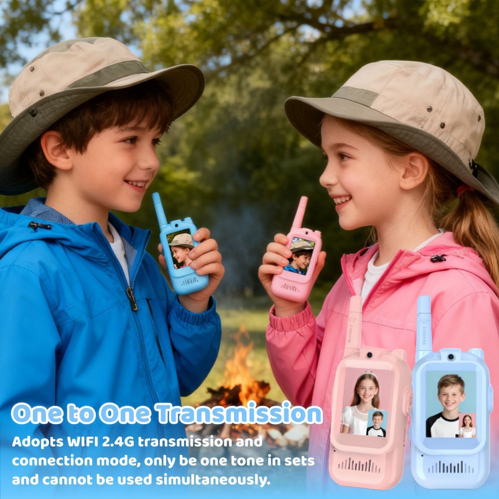 2PCS Video Walkie Talkie For K - Kids Outdoor Wagon ulasan dan harga
