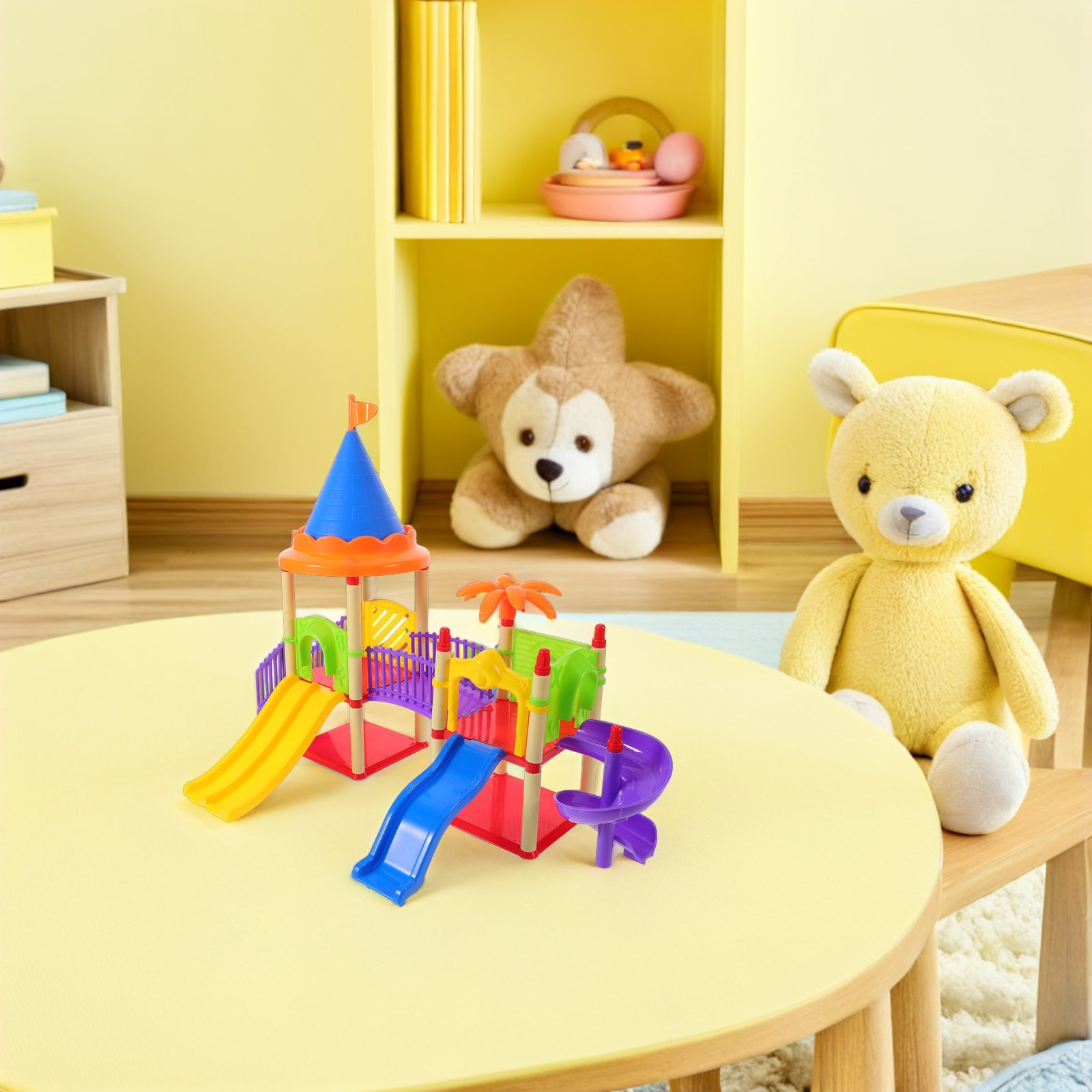 Mini Slide Children Playground - Kids Outdoor House Accessories ulasan dan harga