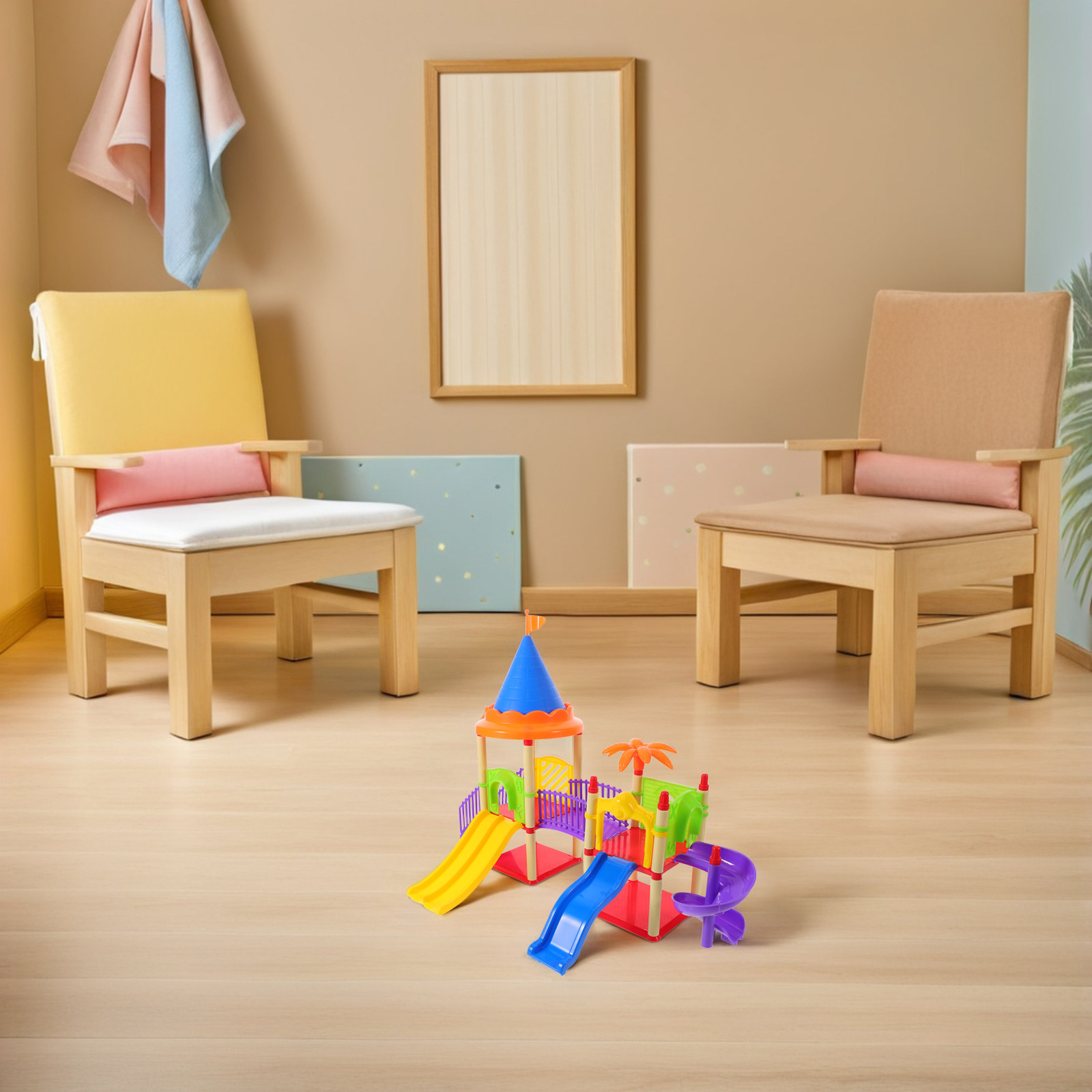 Mini Slide Children Playground - Kids Outdoor House Accessories ulasan dan harga