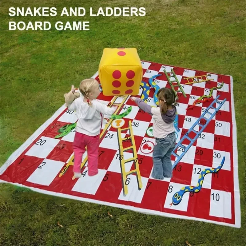 Waterproof Snake Ladder Game M - Kids Outdoor Mat Waterproof ulasan dan harga