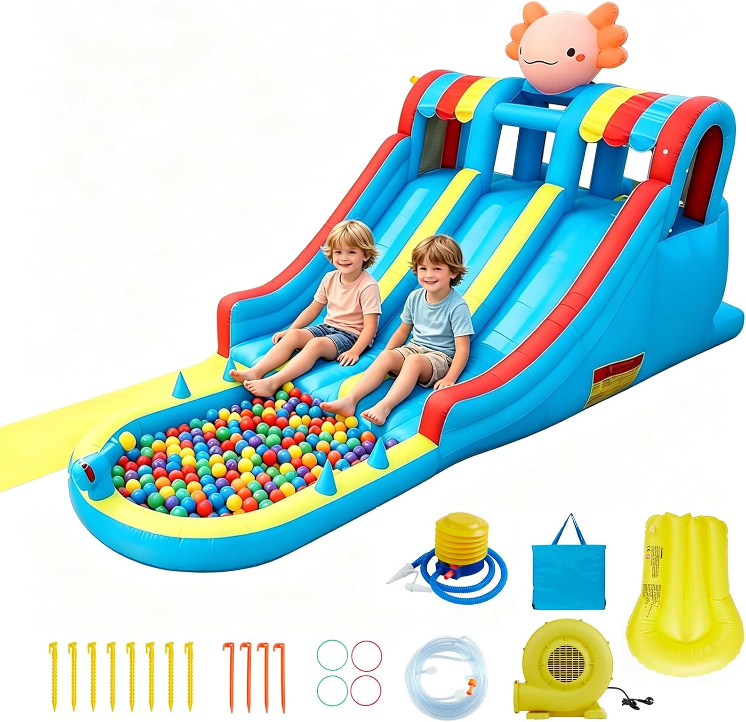 Inflatable Water Park Bounce H - Slip Slide Water Mat ulasan dan harga
