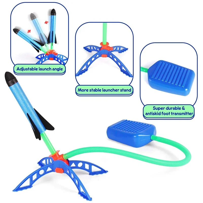 B Kid Outdoor Rocket Foot Pump - Kids Outdoor Toys B&Q ulasan dan harga