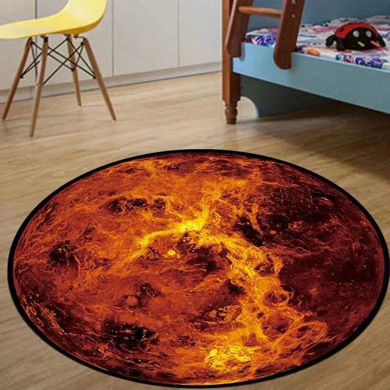 VIKAMA 3D Realistic Earth Roun - Kids Outdoor Mat Waterproof ulasan dan harga