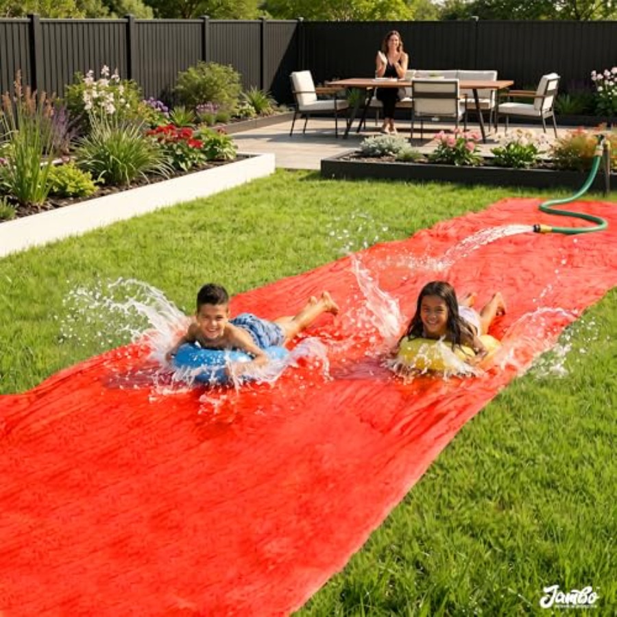 Outdoor backyard water toys: h - Slip Slide Water Mat ulasan dan harga