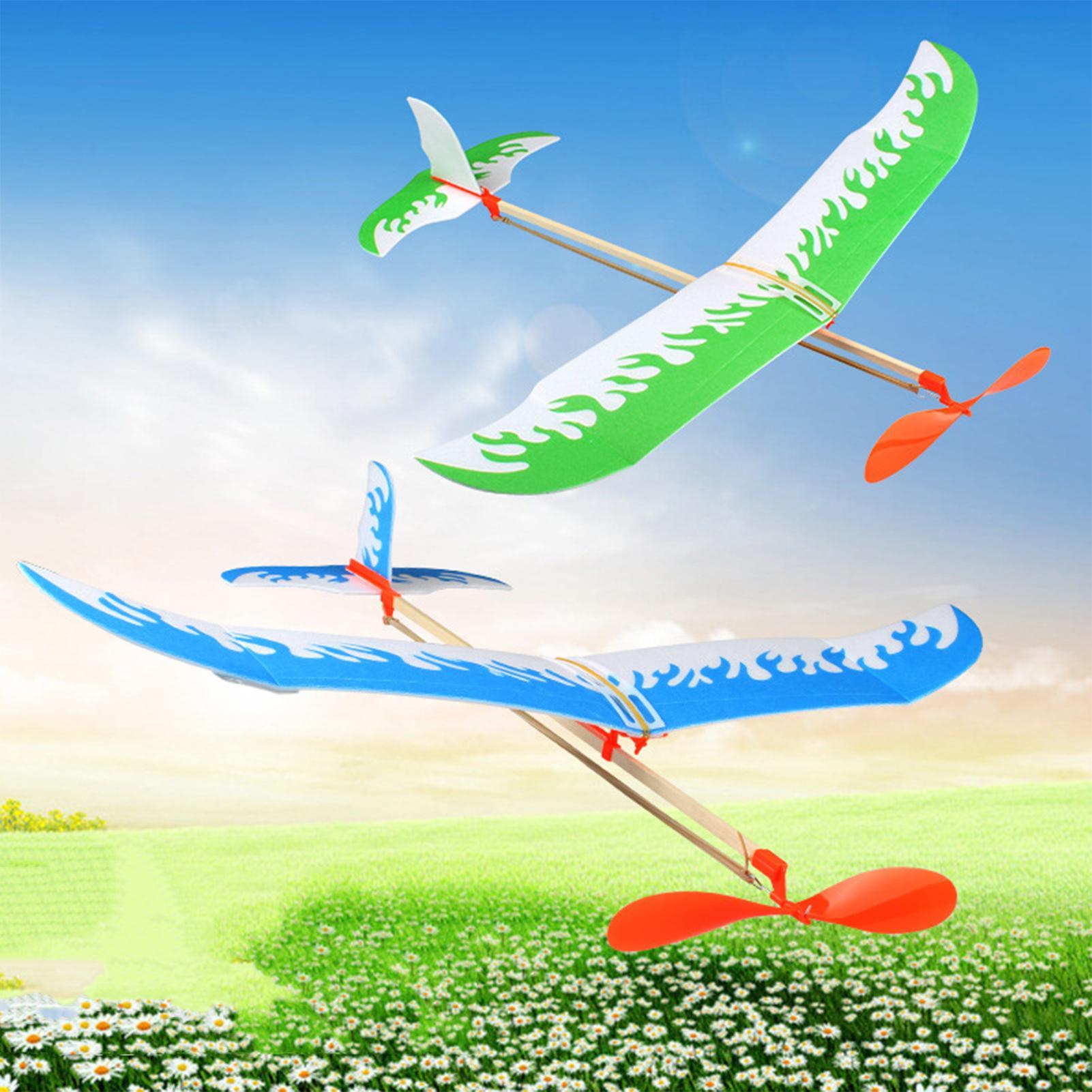 Rubber Band Airplanes Powered  - Kids Outdoor Activity Set ulasan dan harga