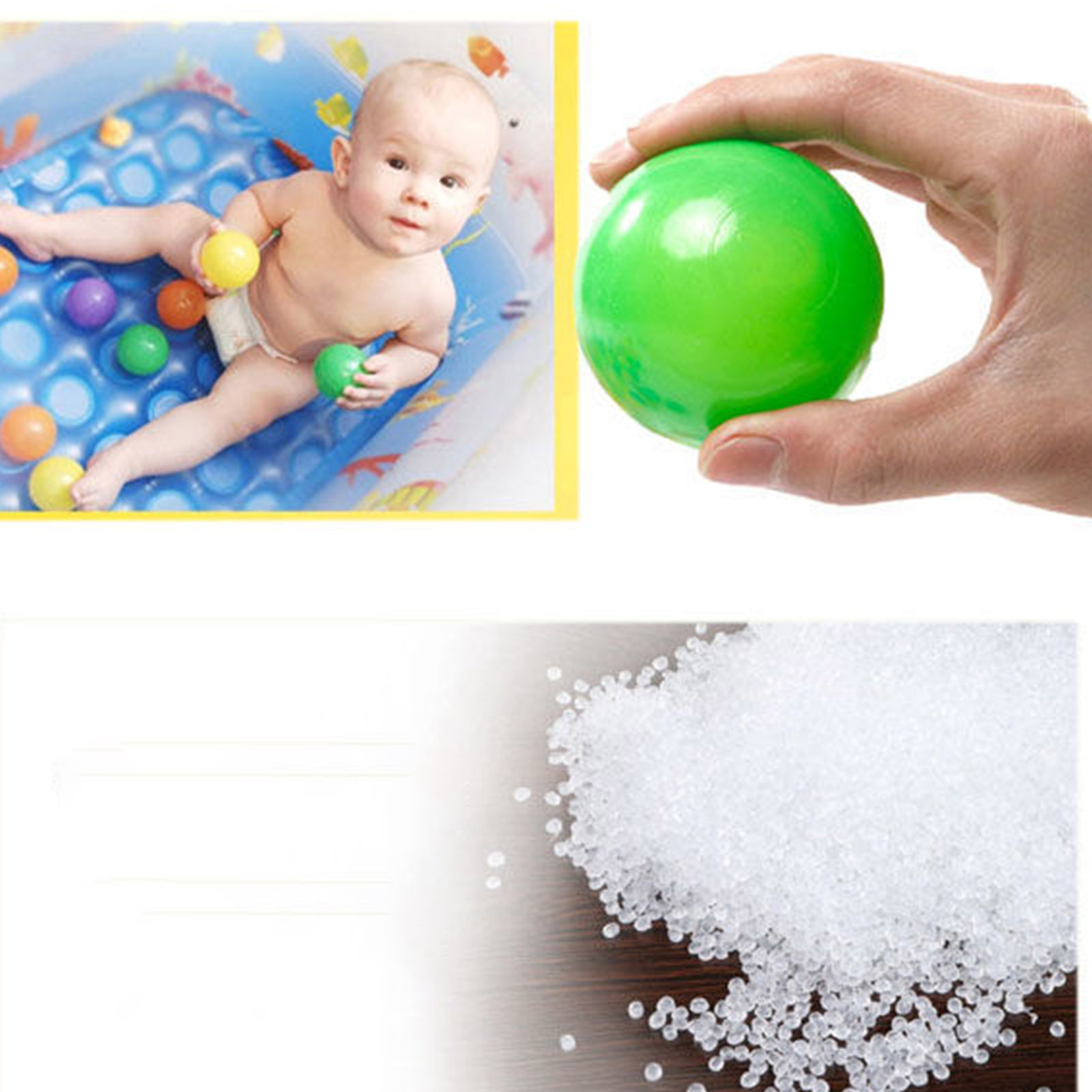100PCS 55MM Baby Plastic Balls - Kids Outdoor House Accessories ulasan dan harga