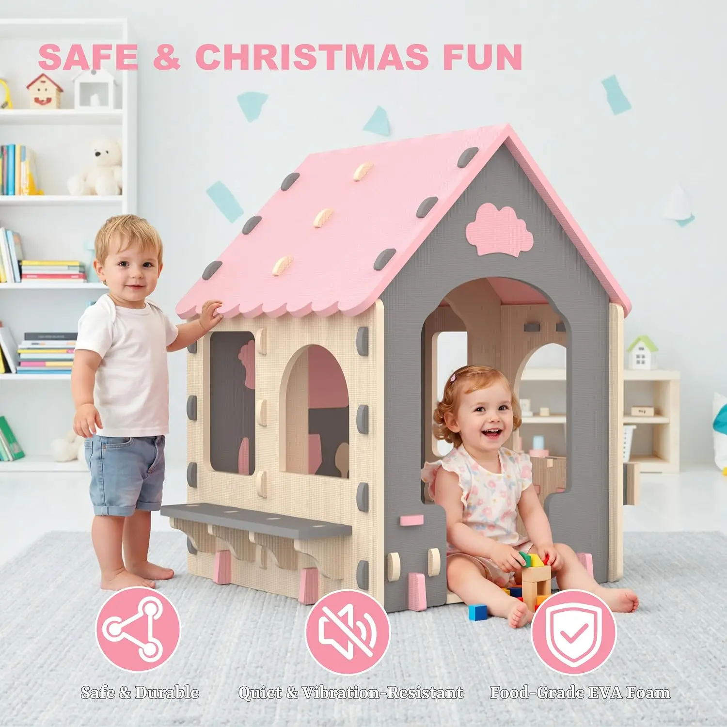 Kids Playhouse Kitchen Theme,  - Kids Outdoor House With Kitchen ulasan dan harga