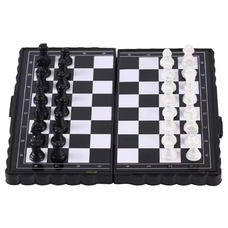 Chess Set  Mini Magnetic  Fold - Kids Outdoor Toys B&Q ulasan dan harga