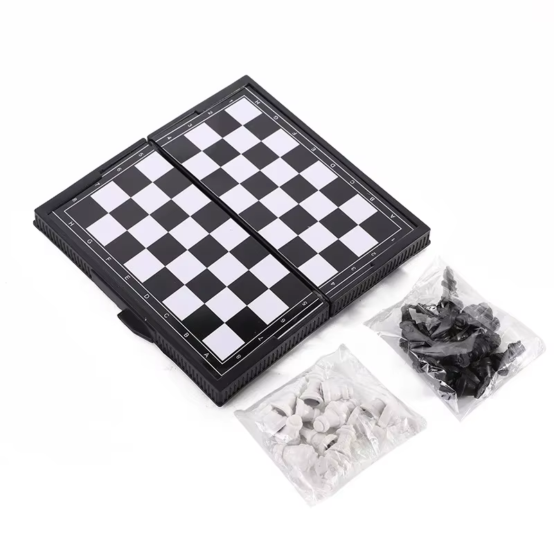 Chess Set  Mini Magnetic  Fold - Kids Outdoor Toys B&Q ulasan dan harga
