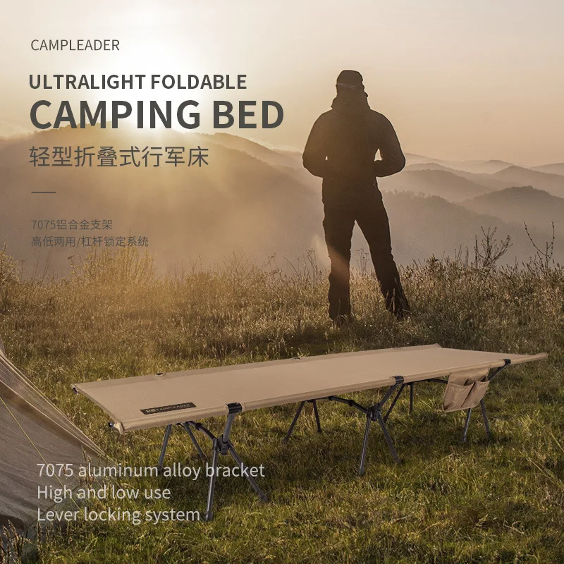 Camping Cot Folding Camping Be - Kids Outdoor Lounge Furniture ulasan dan harga