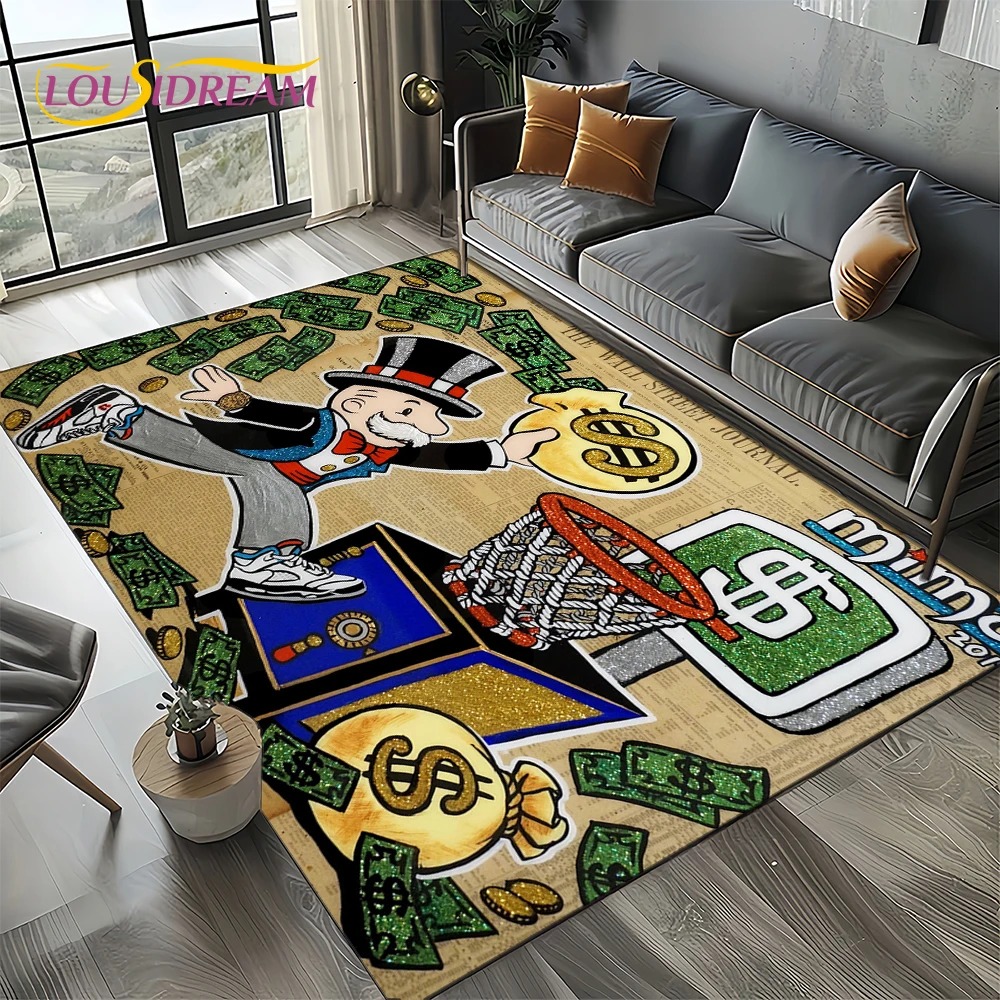 3D Rich Man Game Monopoly Doll - Kids Outdoor Mat Waterproof ulasan dan harga