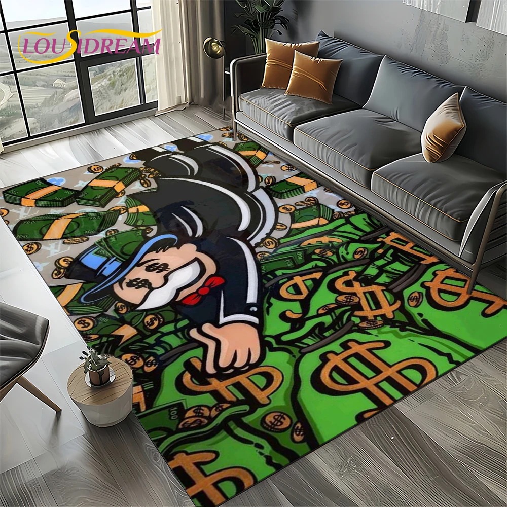 3D Rich Man Game Monopoly Doll - Kids Outdoor Mat Waterproof ulasan dan harga