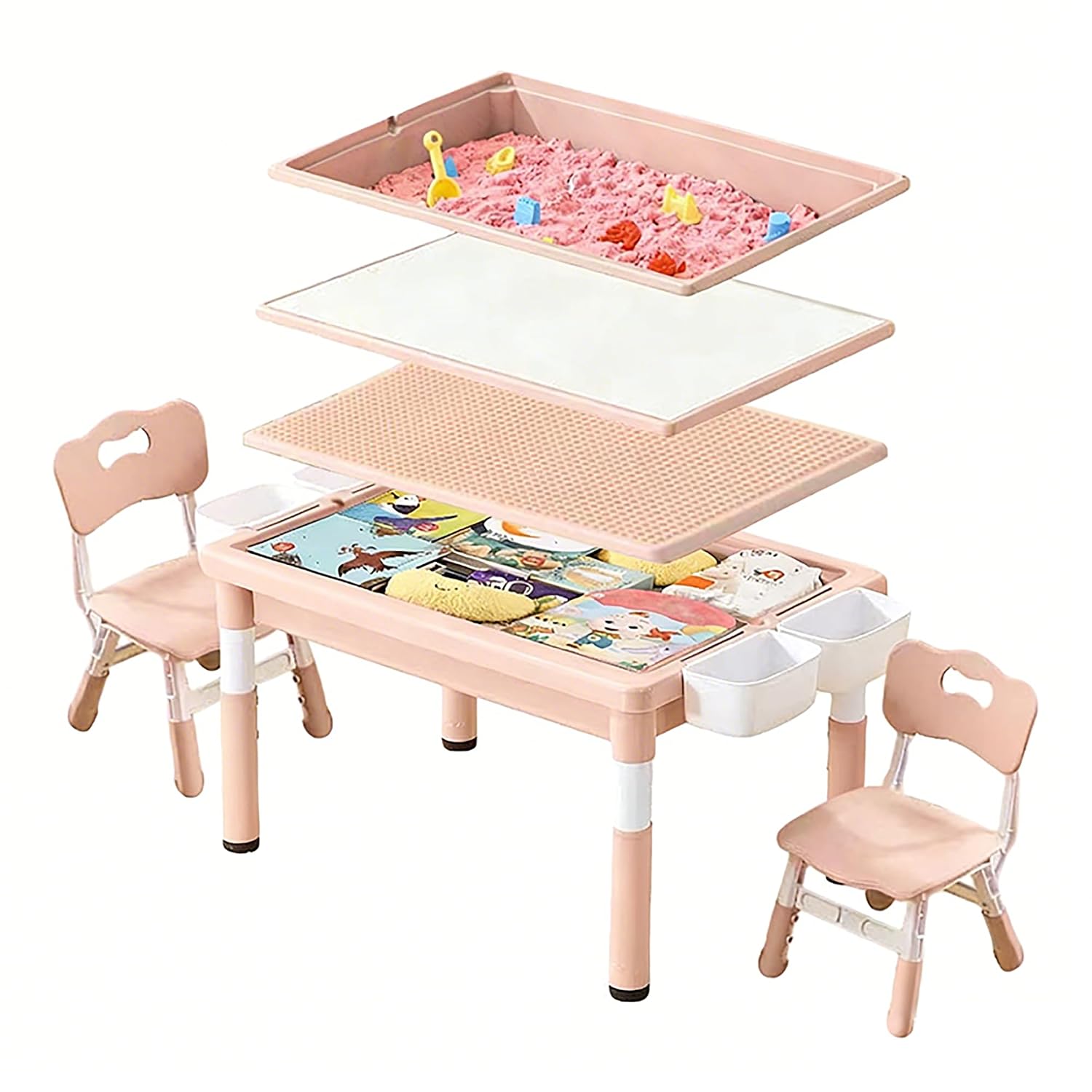 Kids Activity Table with Stora - Kids Outdoor Activity Table ulasan dan harga
