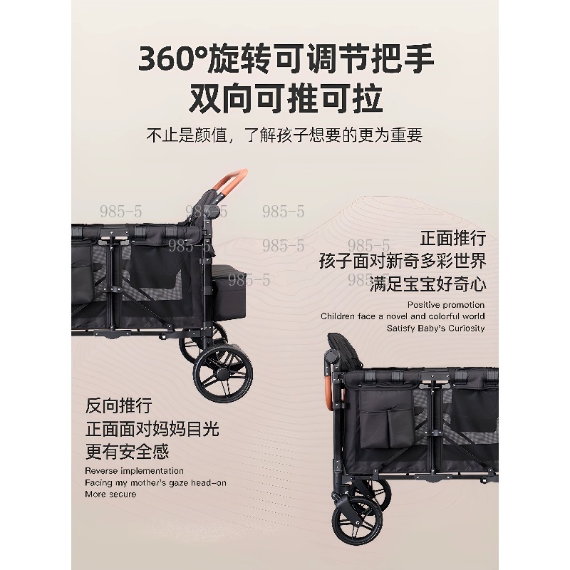 Foldable 4-Seater Camping Wago - Kids Outdoor Wagon ulasan dan harga