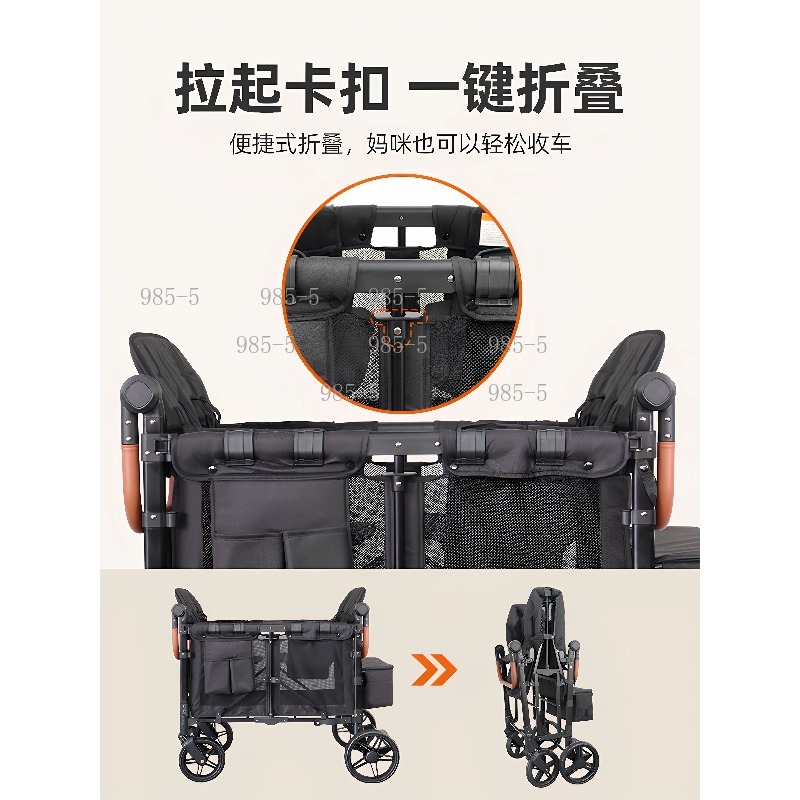 Foldable 4-Seater Camping Wago - Kids Outdoor Wagon ulasan dan harga